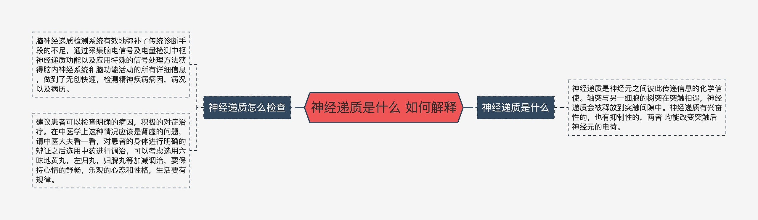 神经递质是什么 如何解释思维导图