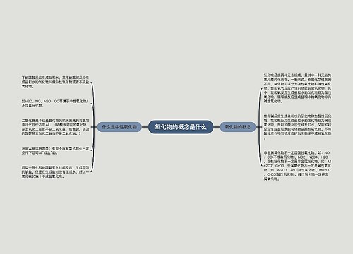 氧化物的概念是什么