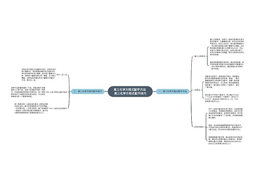 高三化学方程式配平方法 高三化学方程式配平技巧