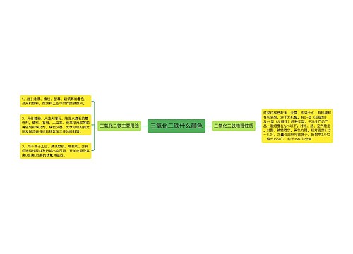 三氧化二铁什么颜色