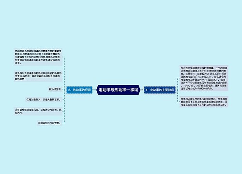 电功率与热功率一样吗