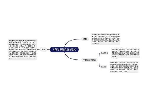 苯酚与甲醛反应方程式