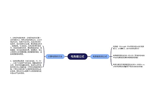 电势能公式