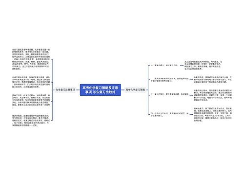 高考化学复习策略及注意事项 怎么复习比较好