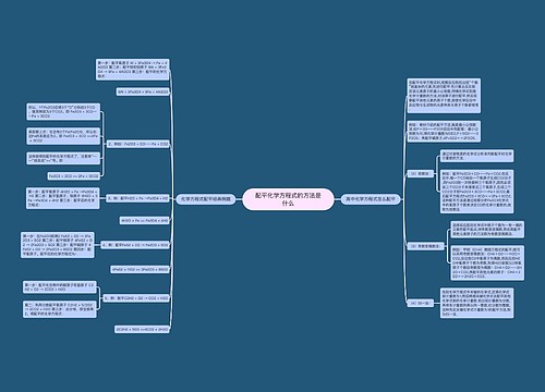 配平化学方程式的方法是什么