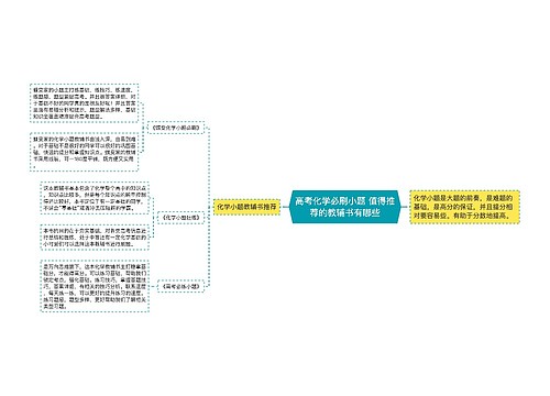 高考化学必刷小题 值得推荐的教辅书有哪些