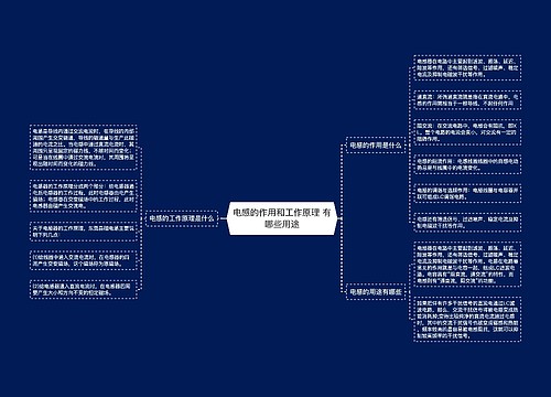 电感的作用和工作原理 有哪些用途