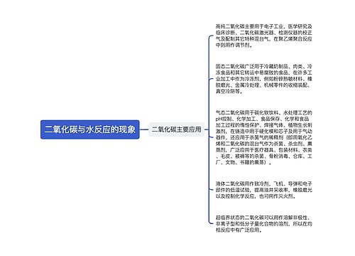 二氧化碳与水反应的现象