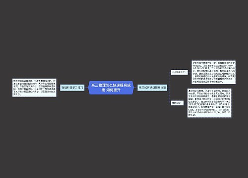 高三物理怎么快速提高成绩 如何提升