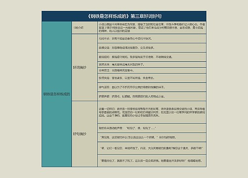 《钢铁是怎样炼成的》章节好词好句及感悟专辑-4