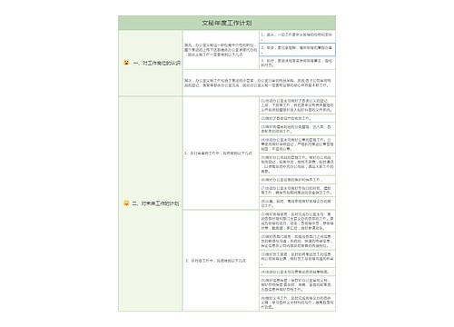 文秘年度工作计划