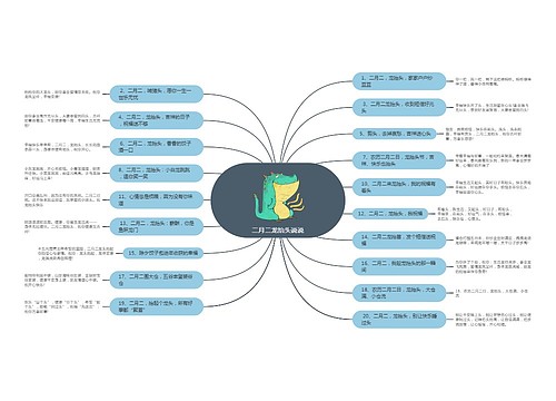 二月二龙抬头说说