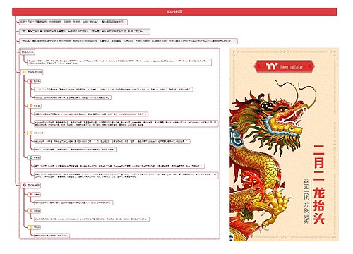 龙抬头科普思维导图