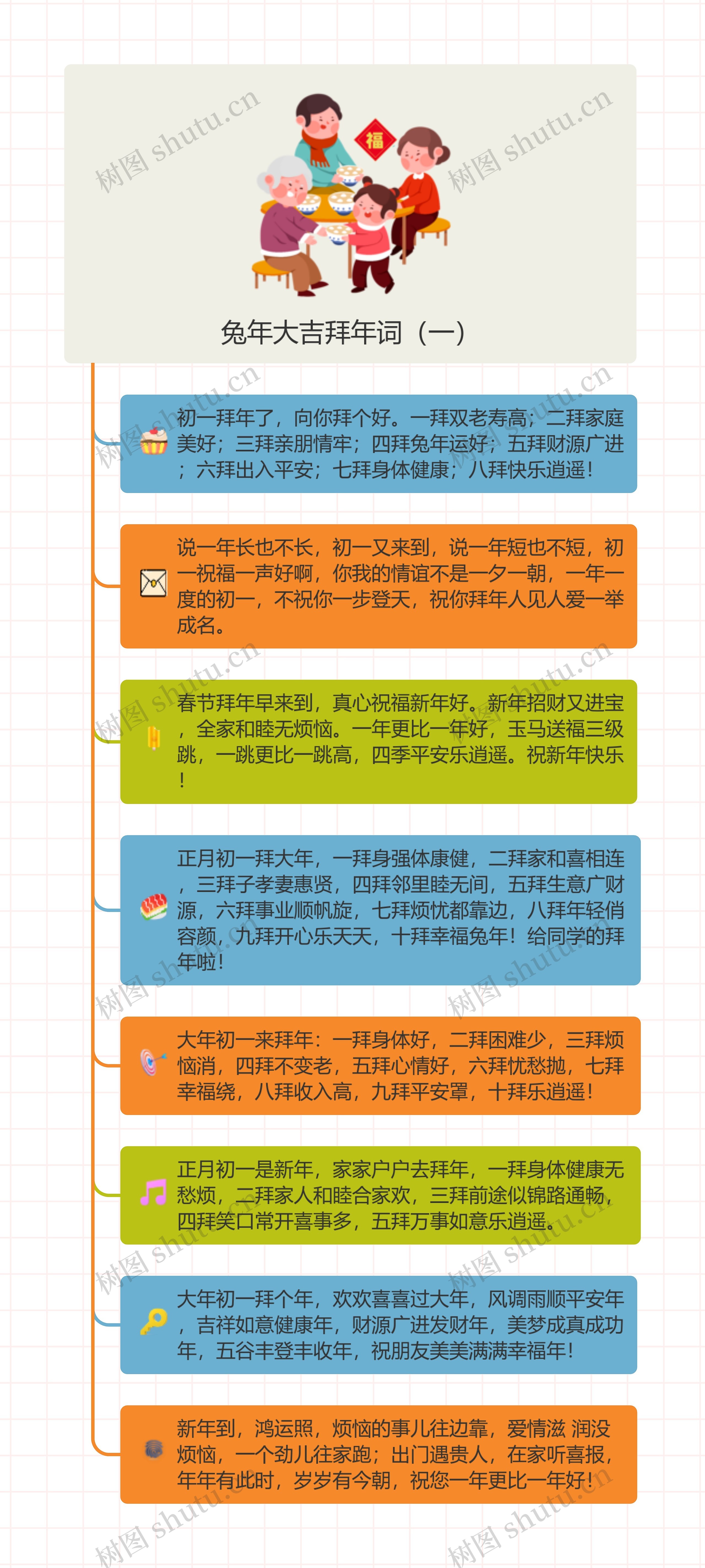 兔年大吉拜年词（一）