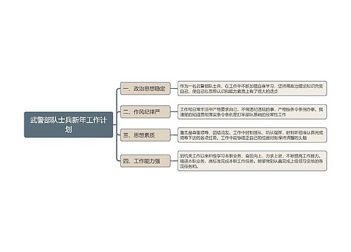 武警部队士兵新年工作计划