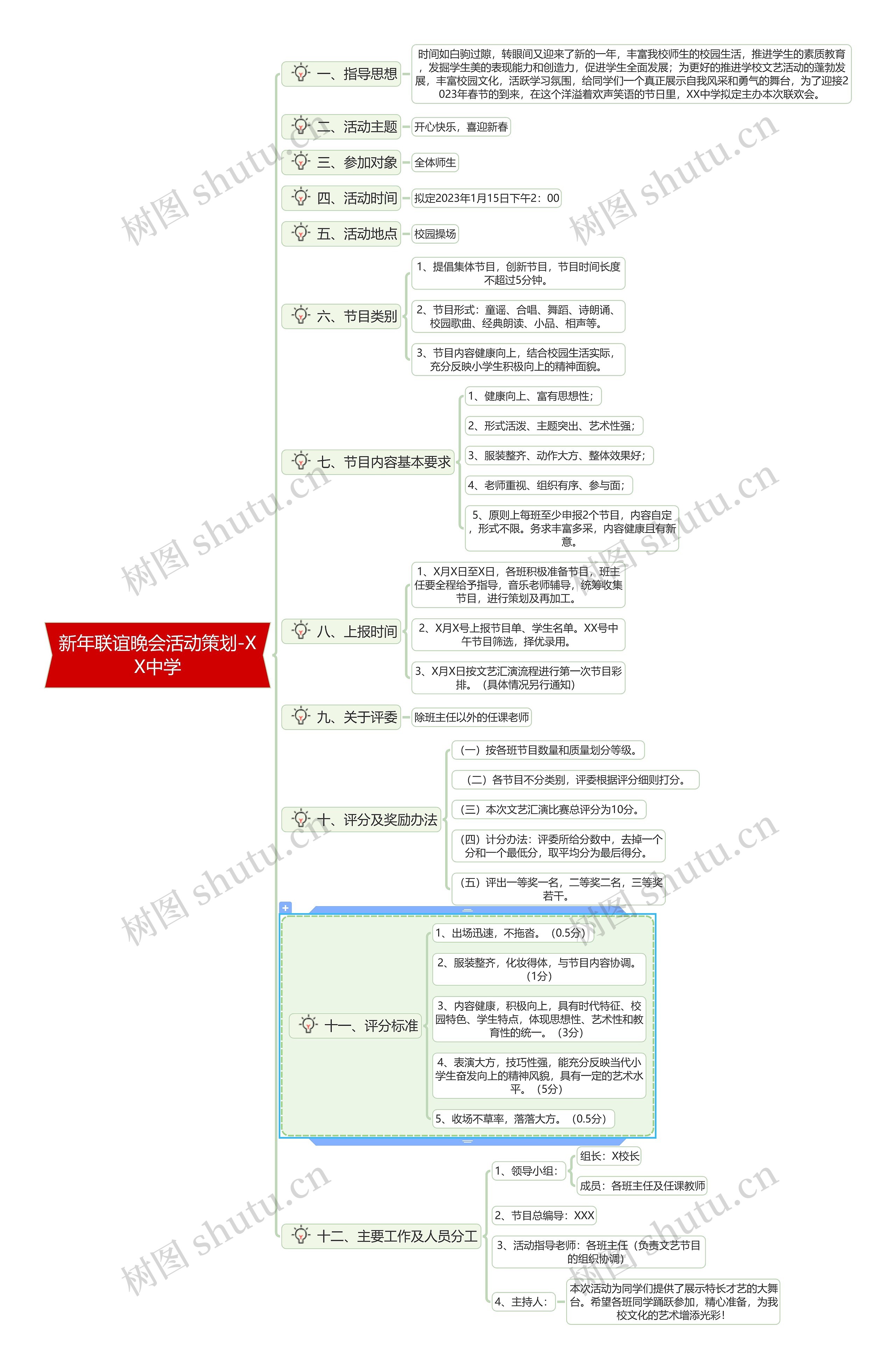 新年联谊晚会活动策划-XX中学