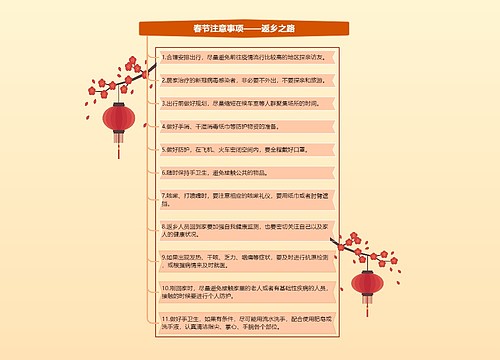 春节注意事项——返乡之路YH