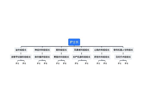 医疗组织架构图