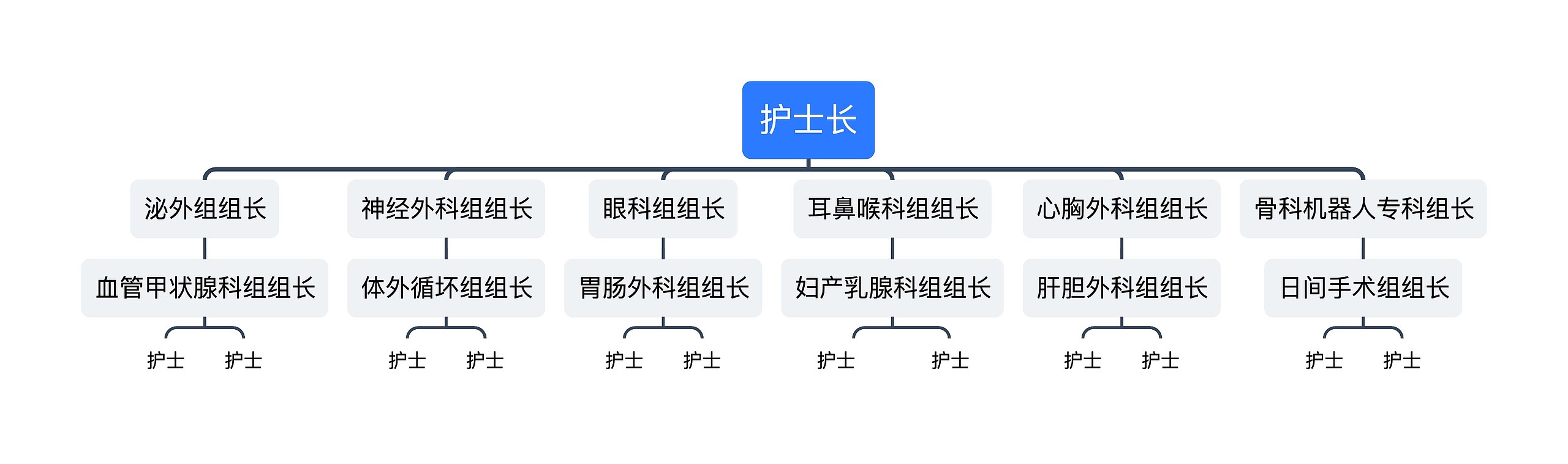 医疗组织架构图