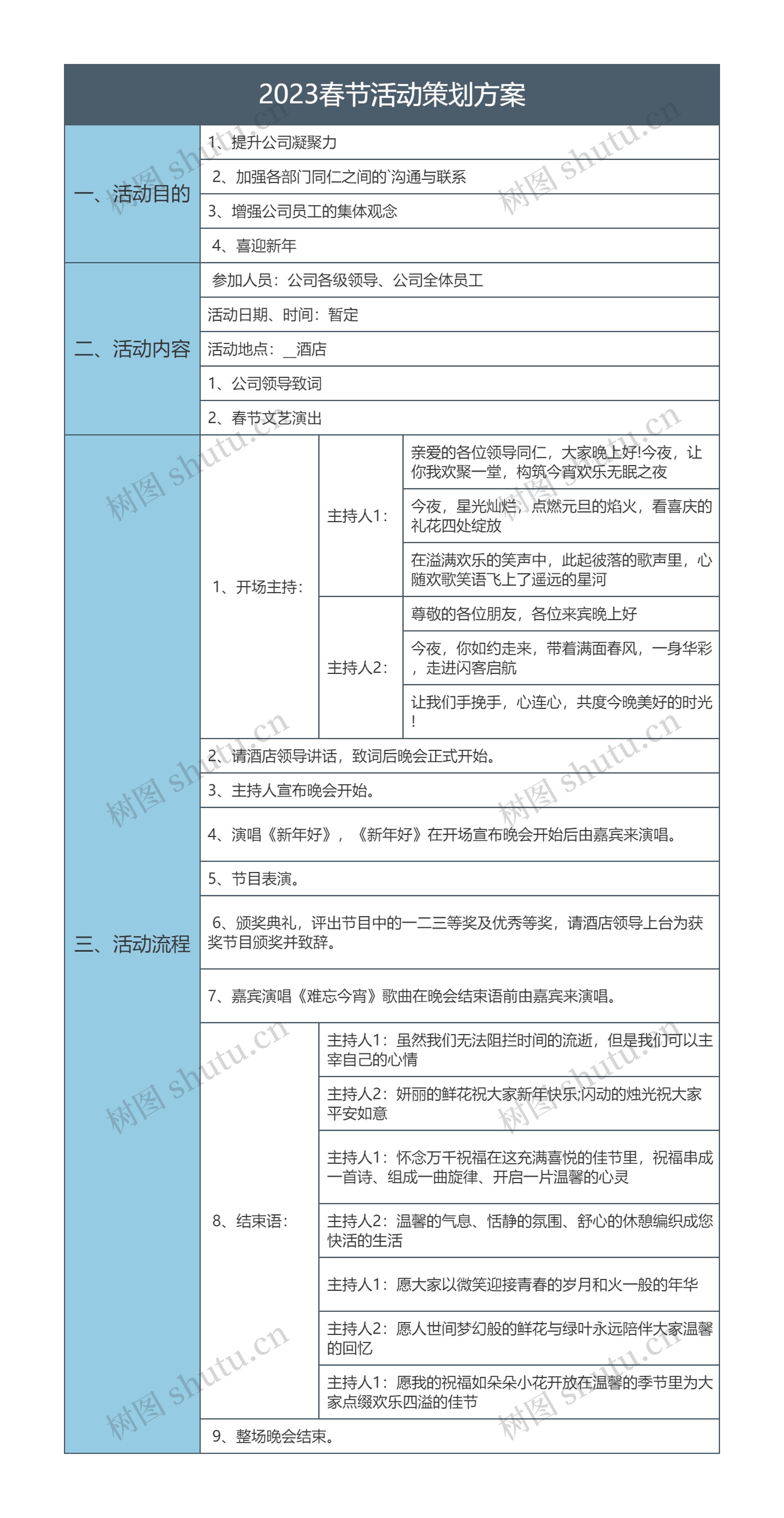 2023春节活动策划方案