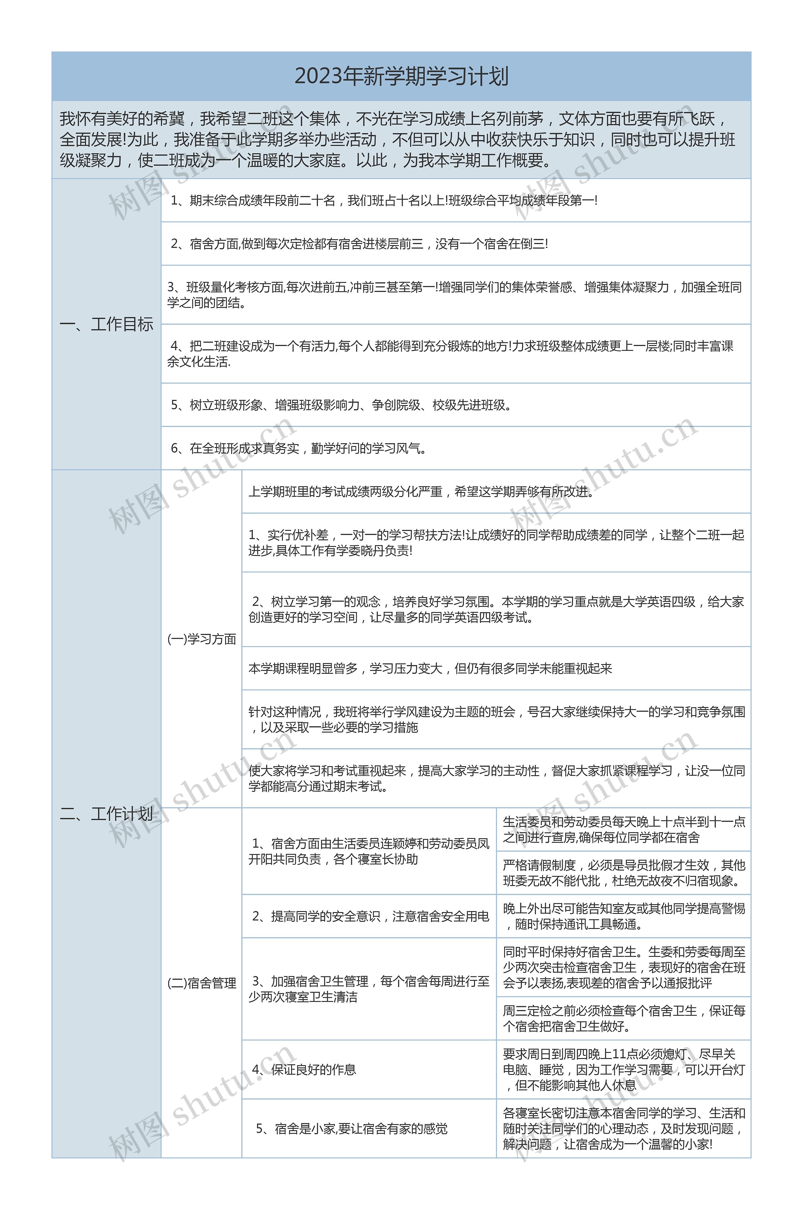 2023年新学期个人学习计划