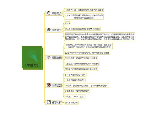 《思维力》 读书笔记