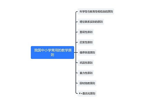  我国中小学常用的教学原则