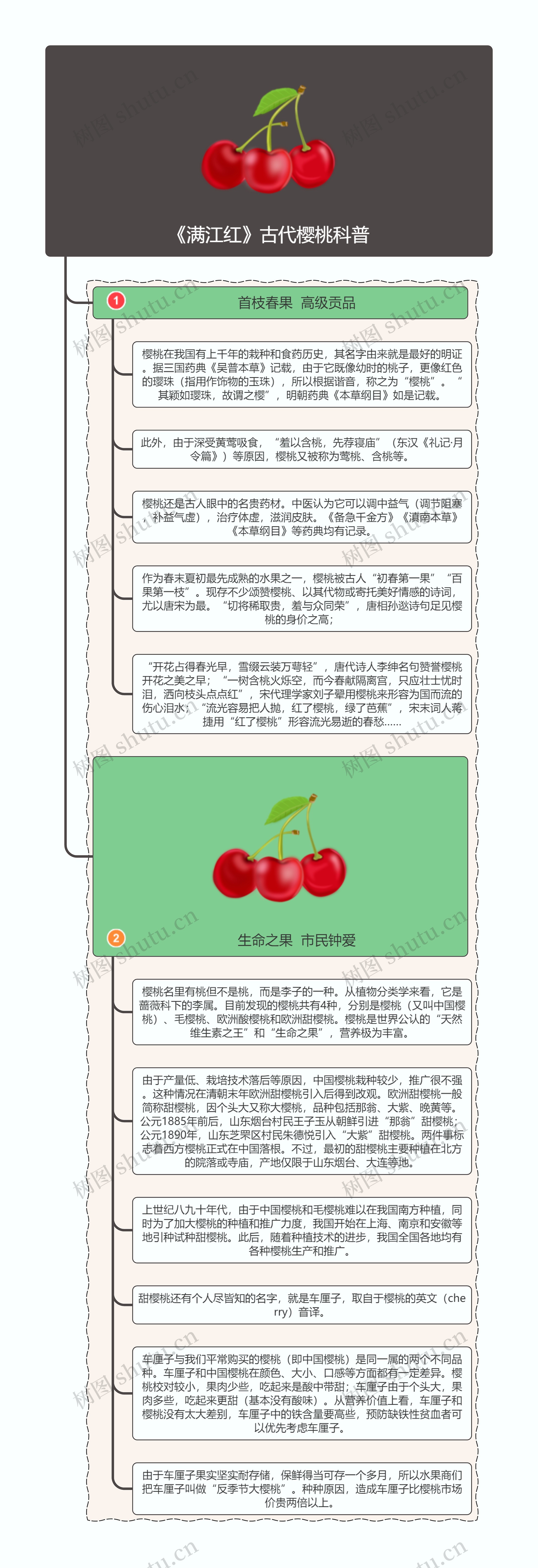 《满江红》古代樱桃科普