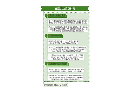 春招企业特点科普