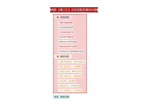 电影《满江红》适用话题及精彩标题