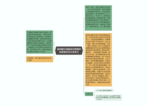 案例解析婚姻期间患精神病离婚后的法律责任