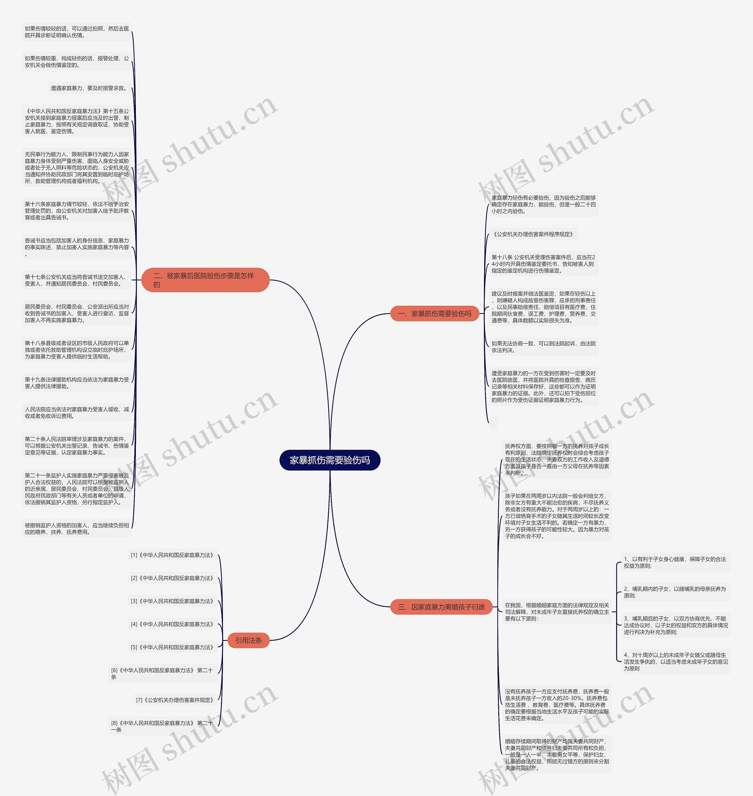 家暴抓伤需要验伤吗思维导图