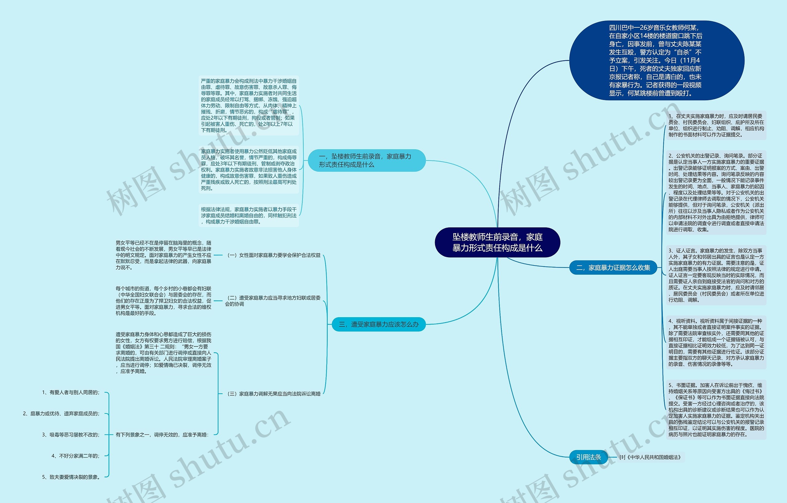 坠楼教师生前录音，家庭暴力形式责任构成是什么思维导图