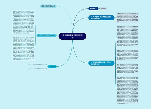 论夫妻忠实义务的法律问题