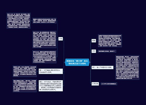 媒婆所收“婚介费”是合理收费还是不当得利