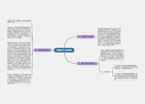 不婚检可以结婚吗