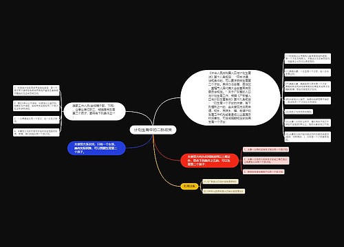 计划生育中的二胎政策