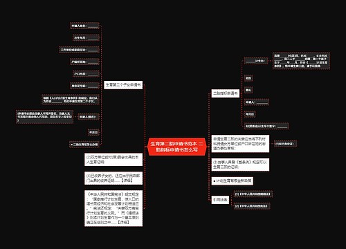 生育第二胎申请书范本 二胎指标申请书怎么写