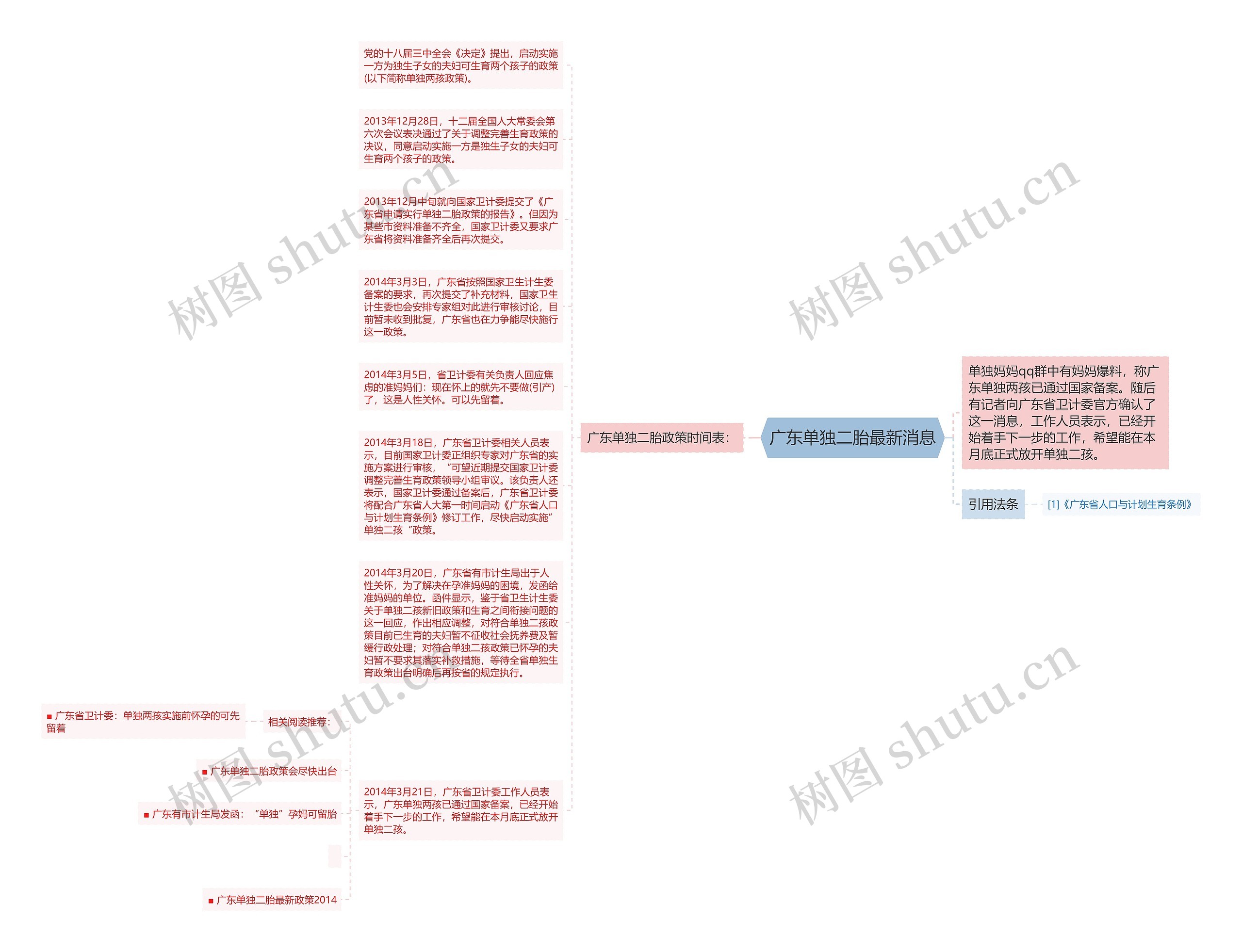 广东单独二胎最新消息思维导图