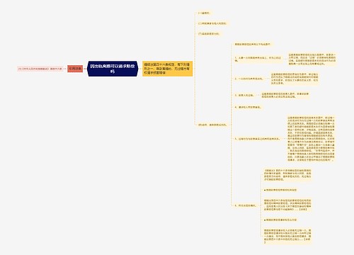 因出轨离婚可以请求赔偿吗