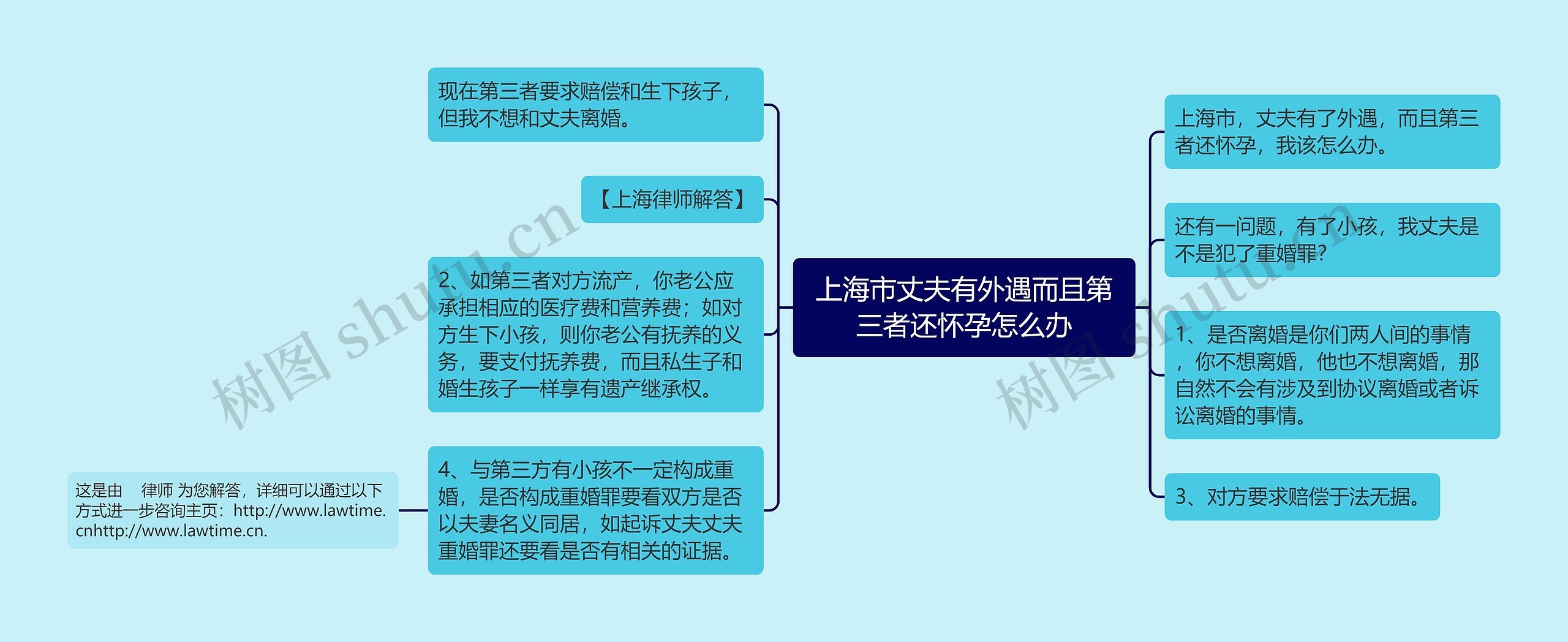 上海市丈夫有外遇而且第三者还怀孕怎么办