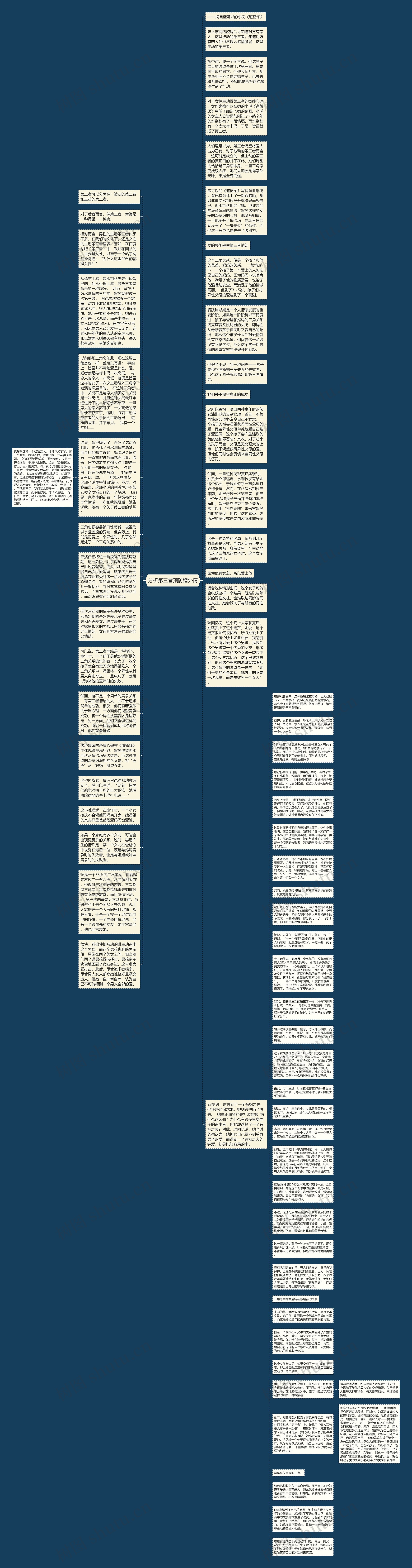 分析第三者预防婚外情思维导图