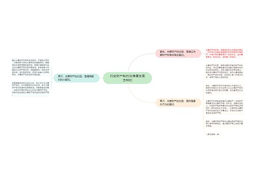 约定财产制的法律属性是怎样的