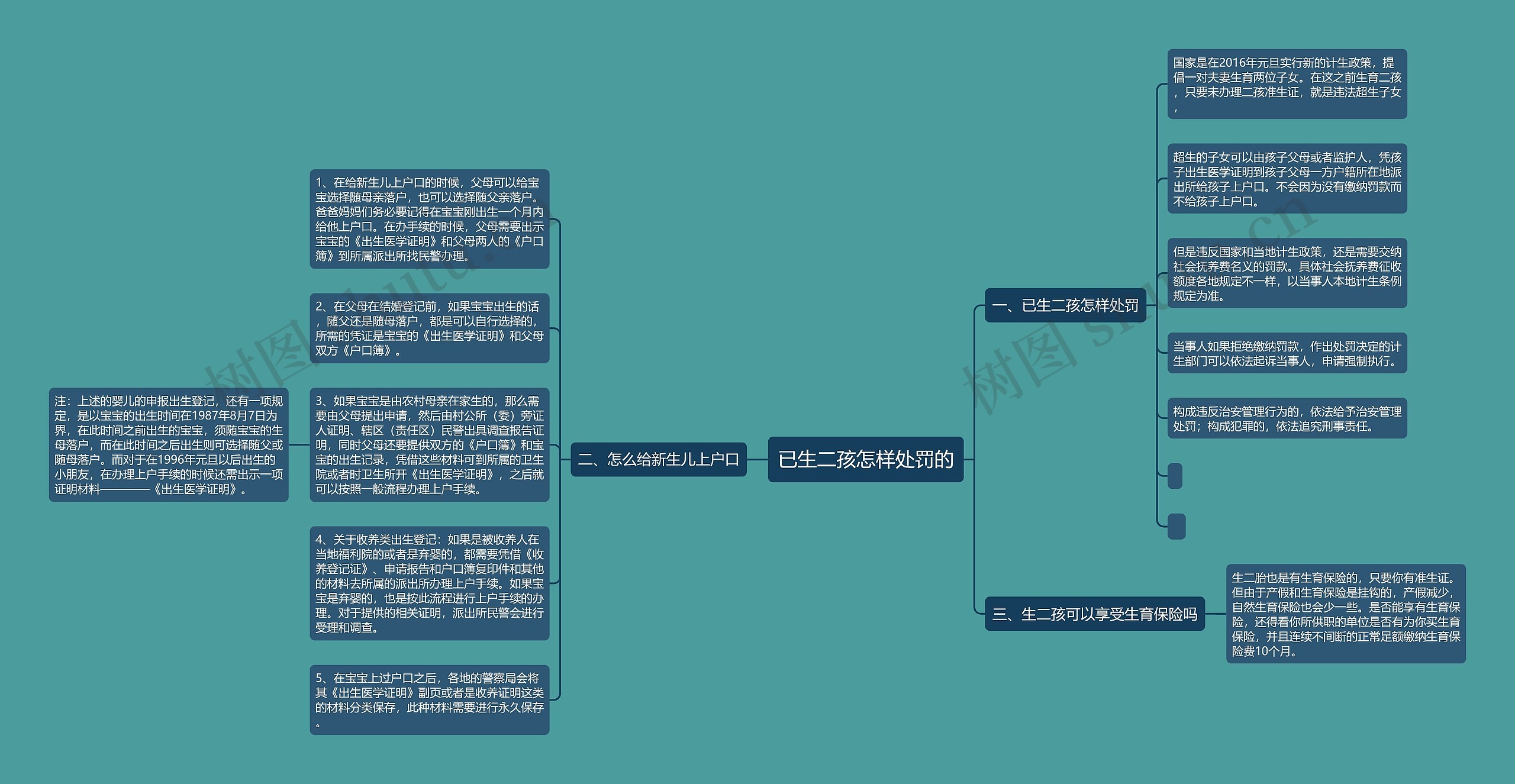 已生二孩怎样处罚的