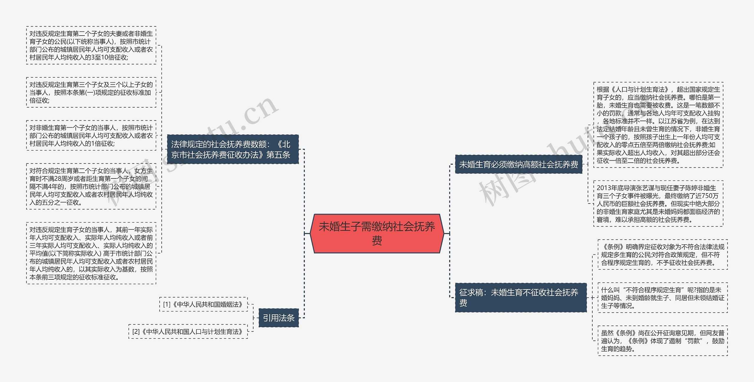 未婚生子需缴纳社会抚养费