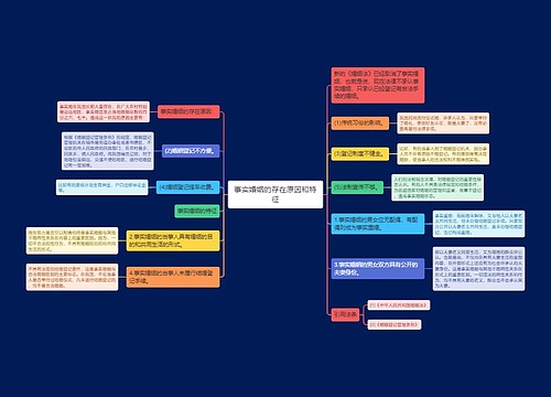 事实婚姻的存在原因和特征