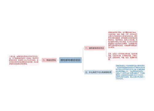 婚检都有哪些项目