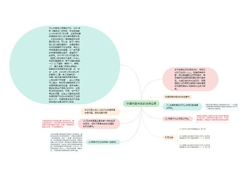 非婚同居关系的法律后果