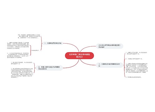 北京单独二孩生育申请流程2022