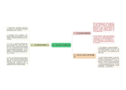 生二胎的条件有哪些呢